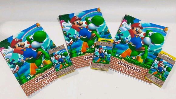 Kit Colorir Mario Bross