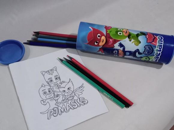 Kit Colorir Pjmaks