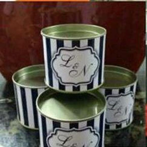 lata decorada para bem casado