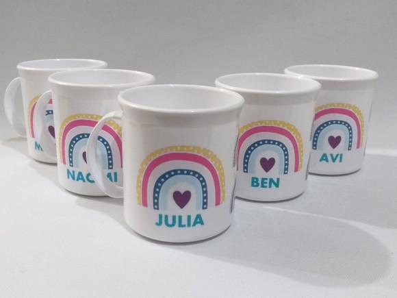 Lembrancinha Arco Iris _ Caneca