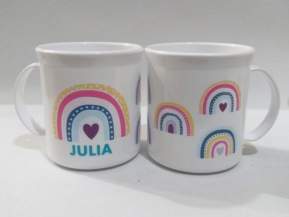 Lembrancinha Arco Iris _ Caneca