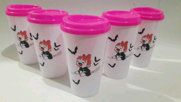 Lembrancinha Halloween - Copo Cafe