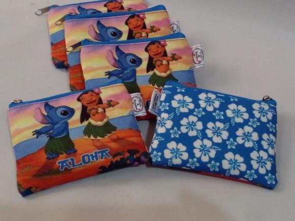 Lembrancinha Lillo e Stich_ Porta Moeda