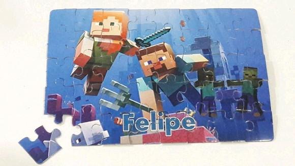 Lembrancinha Minecraft _ Quebra Cabeca5