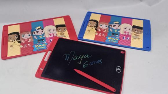 Lembrancinha os Aventureiros _ Lousa Tablet