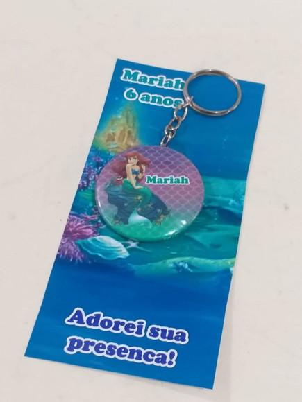 lembrancinha pequena sereia _ chaveiro