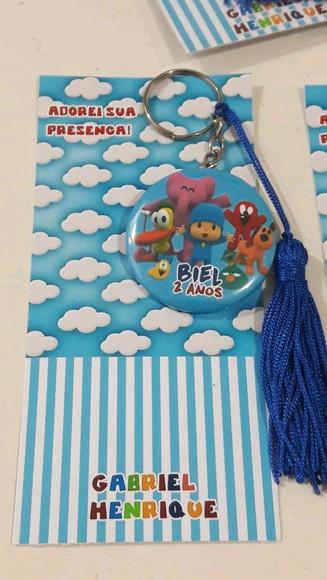lembrancinha pocoyo _ chaveiro