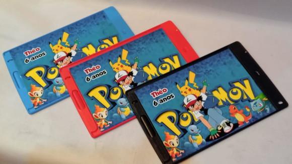 Lembrancinha Pokemon _ Lousa Tablet