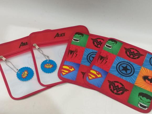 Lembrancinha Vingadores - Kit Higiene