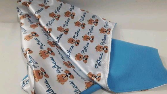 manta personalizada bebê