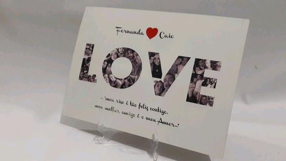 Placa LOVE