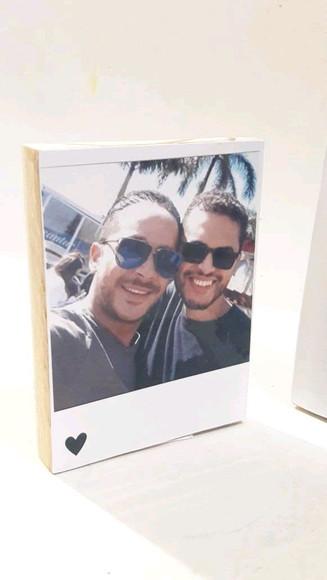 Polaroid de mesa + quadro estelar_ kit dia dos namorados