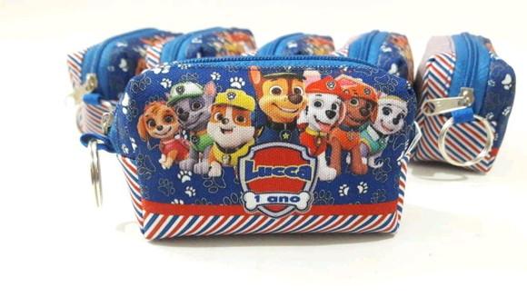 Porta moeda patrulha canina