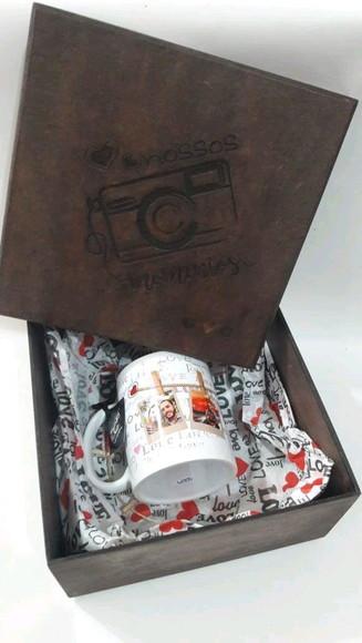 presente dia dos namorados _ caneca com caixa