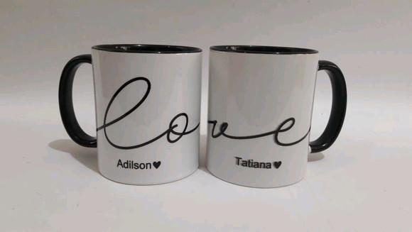 Presente Dia dos Namorados-canecas Love