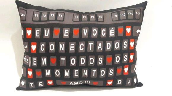 Presente Namorado - Almofada Teclado