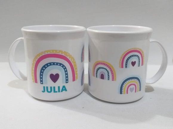 Lembrancinha Arco Iris _ Caneca