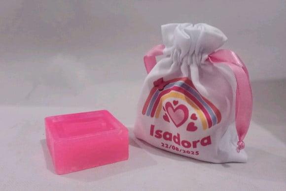 Lembrancinha Arco-íris-sabonete Personalizado