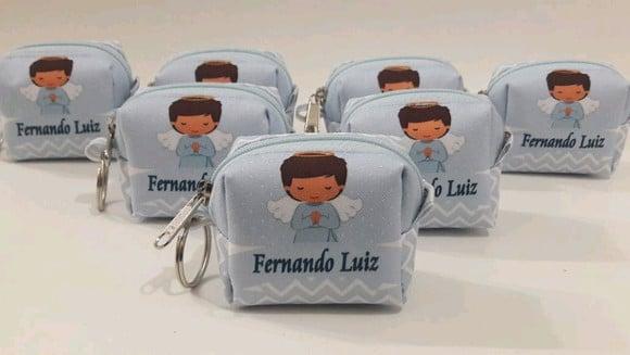 lembrancinha batizado -porta moeda