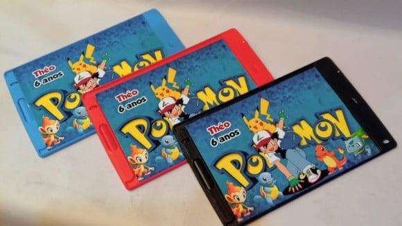 Lembrancinha Pokemon _ Lousa Tablet