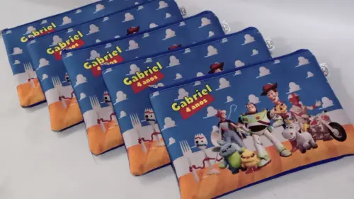 Lembrancinha Toy Story _ Tablet Lousa com Estojo