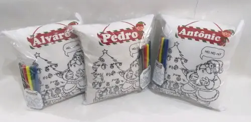 almofada para colorir_ lembrancinha natal
