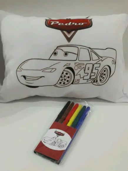 almofada para colorir_carros