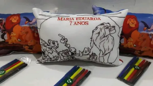 almofada para colorir_o rei leão