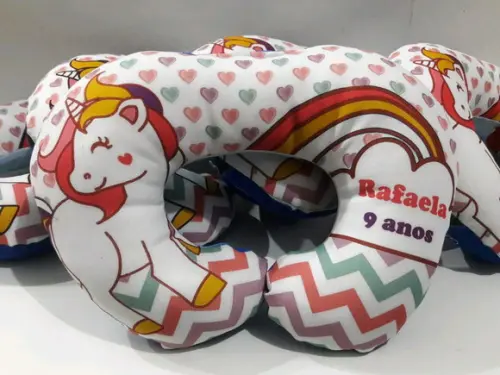 almofada pescoço _ unicornio