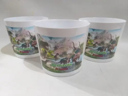 Balde de Pipoca Dinossauro