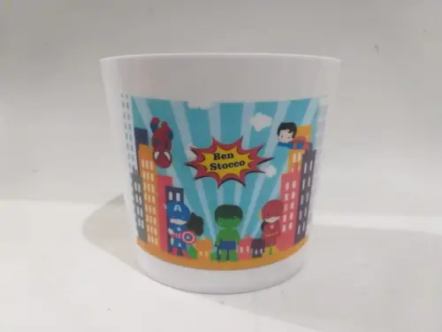 Balde de Pipoca Super Herois