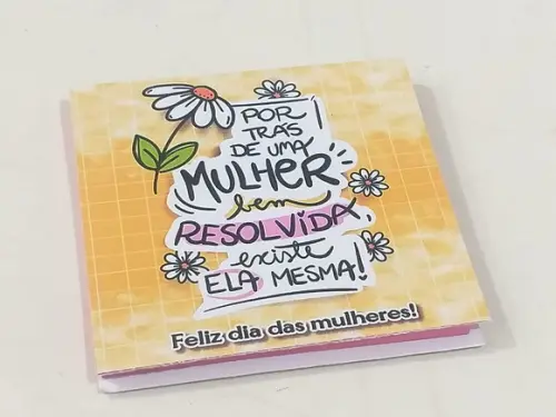 Cadernetas Dia das Mulheres