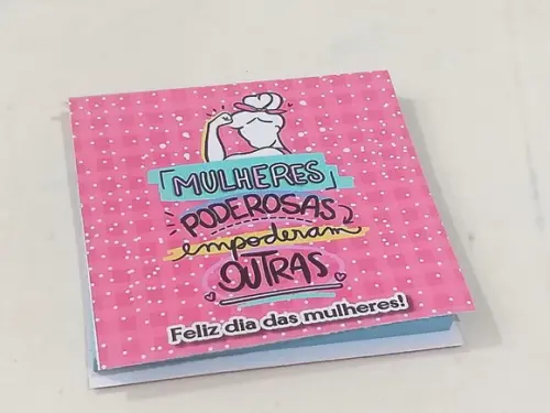 Cadernetas Dia das Mulheres