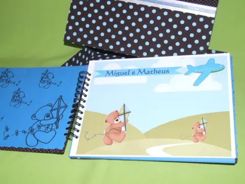 caderno de assinatura