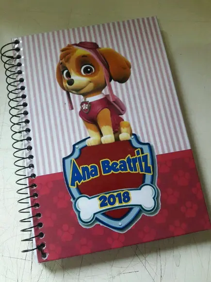 caderno personalizado