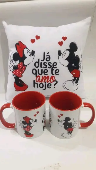Caneca e almofada _ namorados
