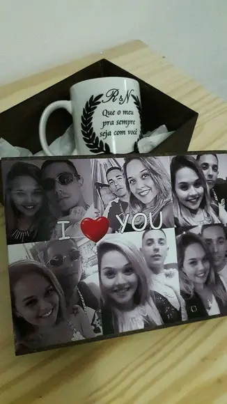 Caneca porcelana na caixa