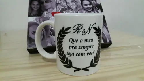 Caneca porcelana na caixa
