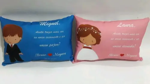 convite daminha e pajem