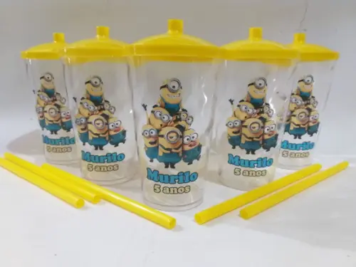 Copo Canudo Minions