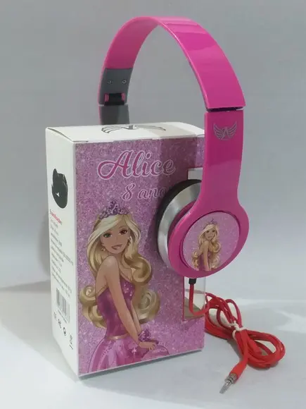Fone de Ouvido Personalizado _ Barbie