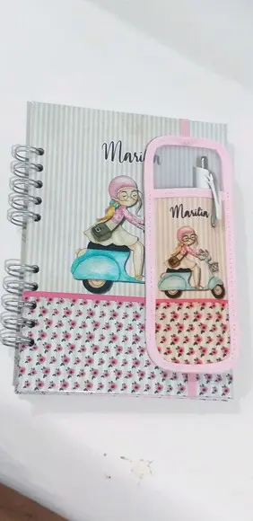 Kit Caderno e Marca Pagina