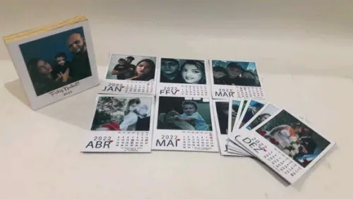 kit calendario com fotos _ presente natal