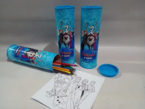 Kit Colorir com Estojo Frozen