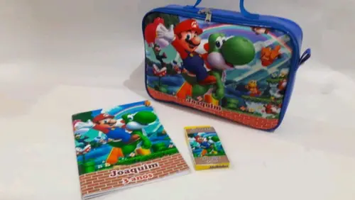 Kit Colorir Mario Bross