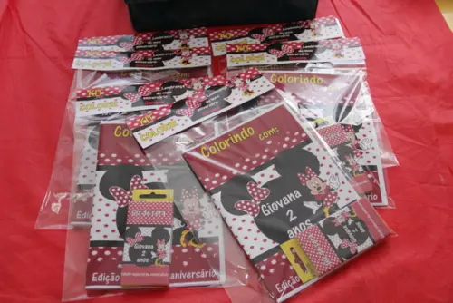 kit colorir minie