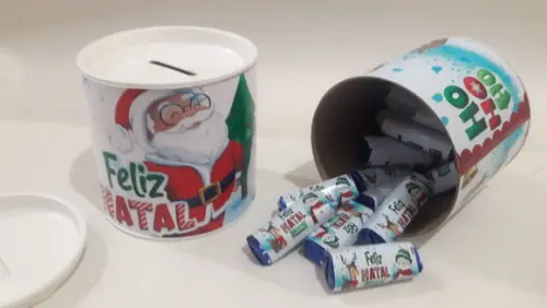 Lata dos Desejos- Lembrancinha Natal