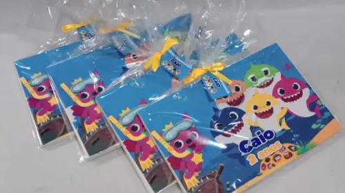 Lembrancinha Baby Shark _ Lousa Tablet
