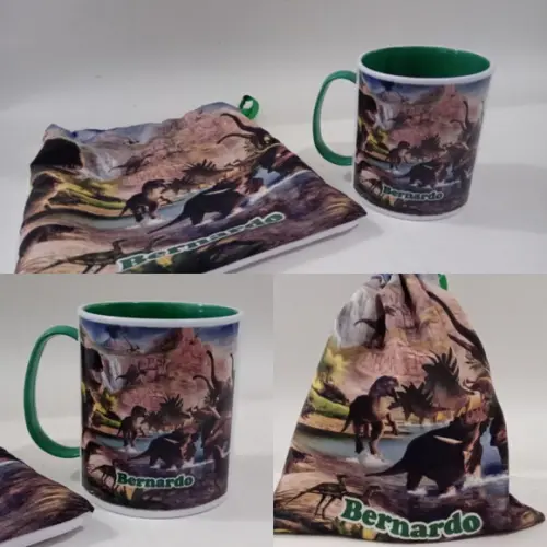 Lembrancinha Dinossauro _ Caneca