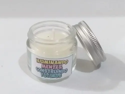 Lembrancinha Dia dos Professores - Vela Aromática